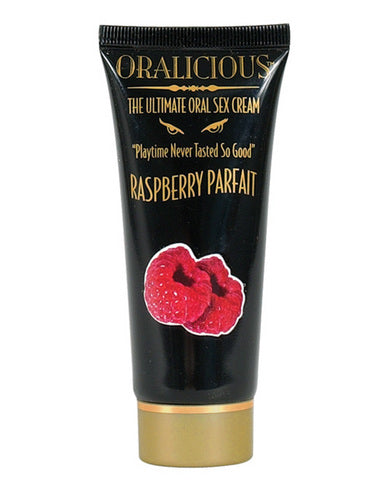 Oralicious Ultimate Oral Sex Cream 2 oz -  Raspberry Parfait