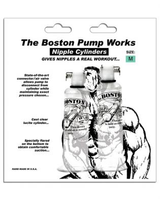 Boston pump works nipple cylinders  3/4  - pair