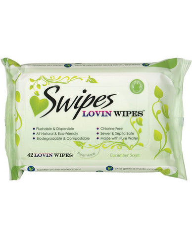 Swipes lovin wipes - cucumber 42 pack