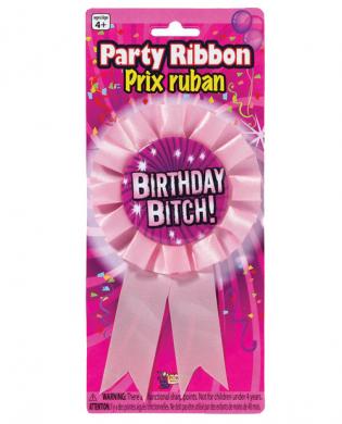 Birthday bitch party ribbon