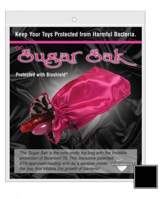 Sugar sak anti-bacterial toy bag  large - black