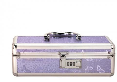 Lockable Vibrator Case Small Purple