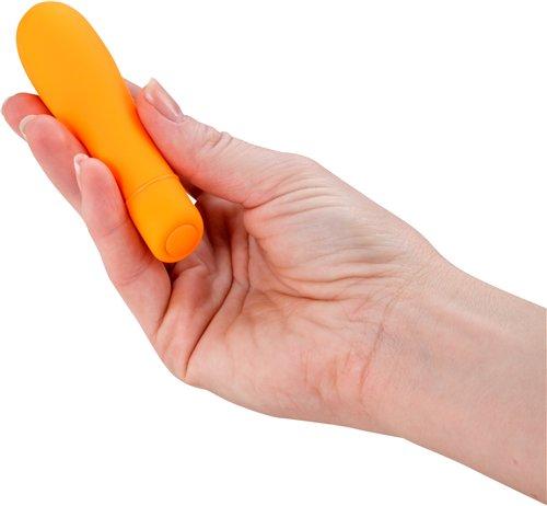 Soft Rain Power Bullet Vibrator Orange 3 inches
