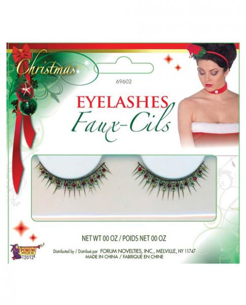 Christmas eyelashes #1
