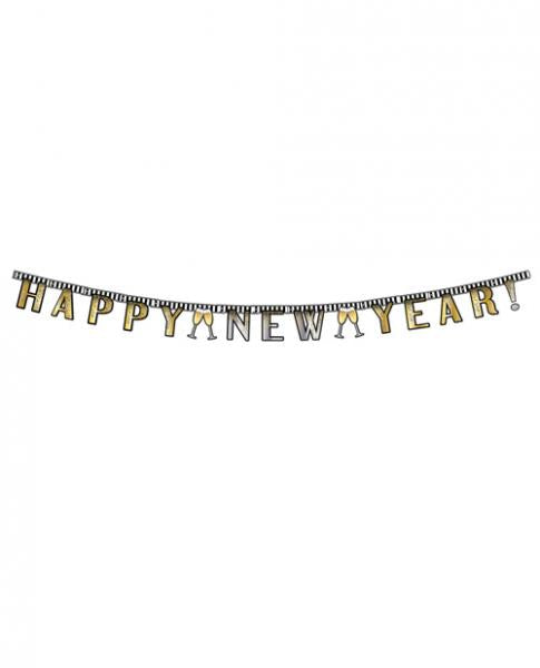 Happy New Year Jointed Banner 7ft