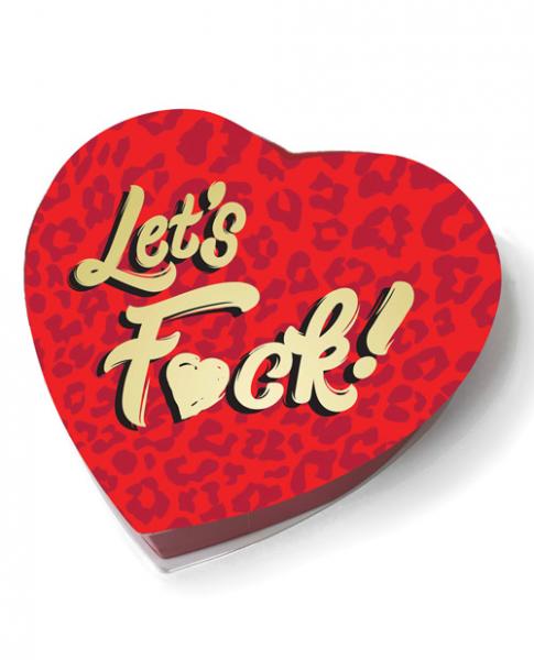 Let&#039;s F*ck Heart Box Of Chocolates 1.76oz