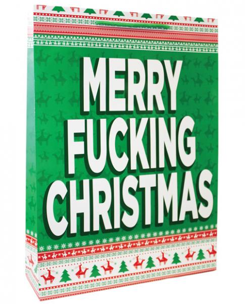 Merry Fucking Christmas Gift Bag Large