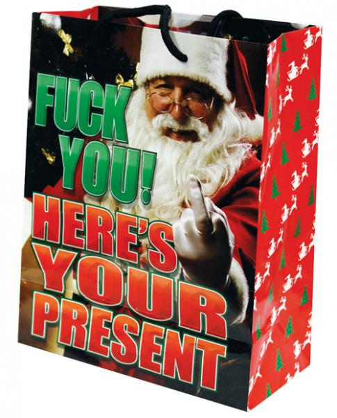 Fuck You Here&#039;s Your Present Gift Bag