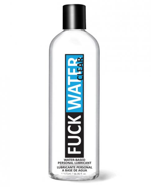 F*ck Water Clear H2O Water Based Lubricant 16oz Bottle