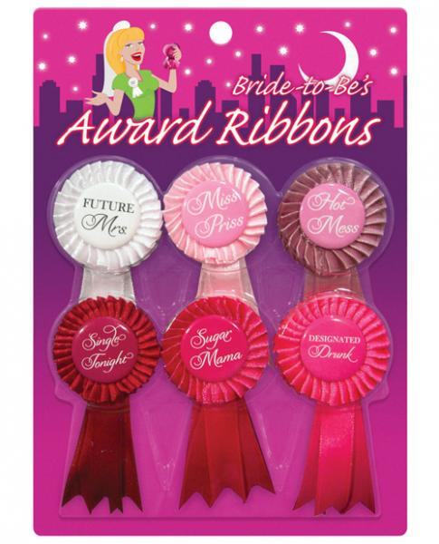 Bride To Be Award Ribbons 6 Pack