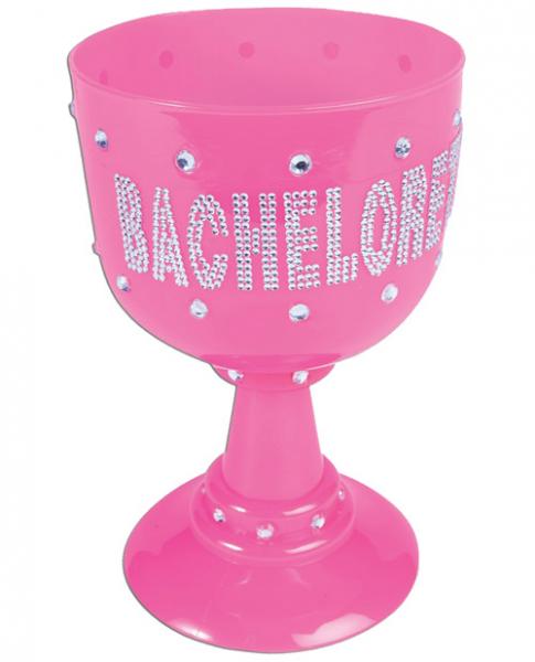 Jumbo Plastic Bachelorette Goblet Pink