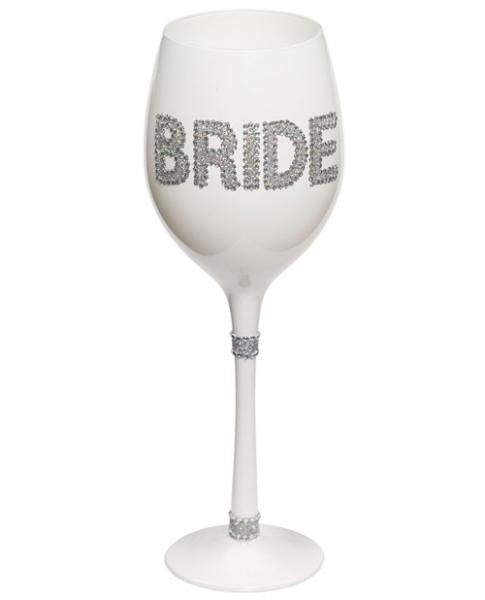 Bride Wine Glass White