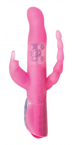 Eve&#039;s Triple Pleasure Rabbit Vibrator Pink