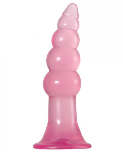Fun Jelly Butt Plugs Pink Set of 2