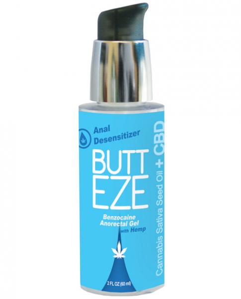 Butt Eze Anal Desensitizing Lubricant with Hemp Seed Oil 2oz
