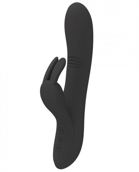 Pretty Love Dylan Bunny Ears Come Hither Rabbit Vibrator Black