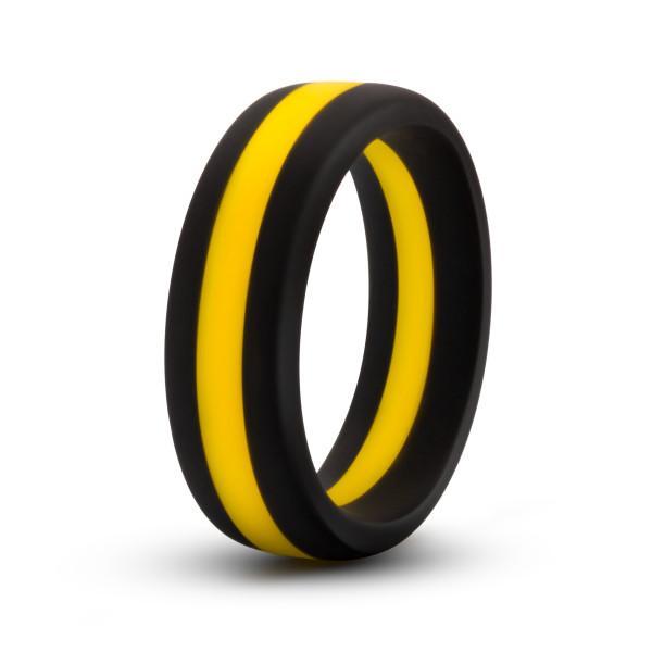 Performance Silicone Go Pro Cock Ring Black Gold