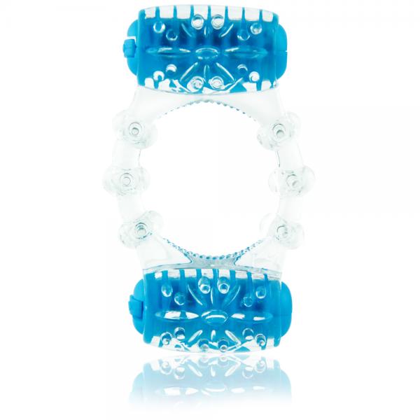 Color Pop Quickie Two O Blue Vibrating Ring