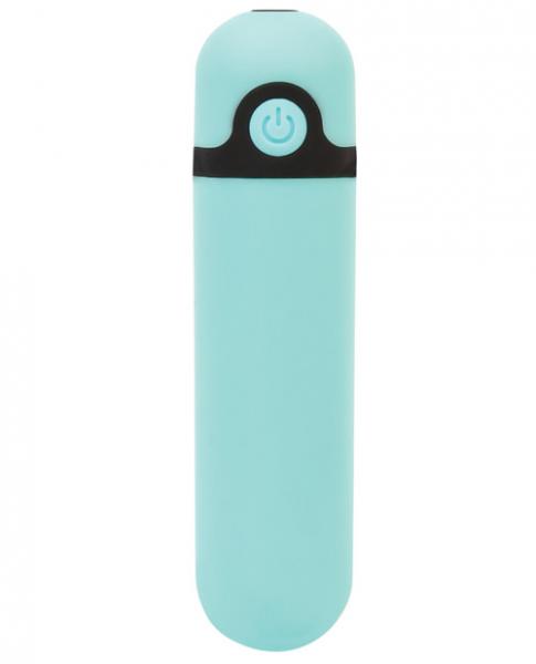 Simple &amp; True Rechargeable Vibrating Bullet Teal Blue