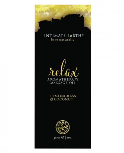 Intimate Earth Relax Massage Oil Foil Sachet 1oz