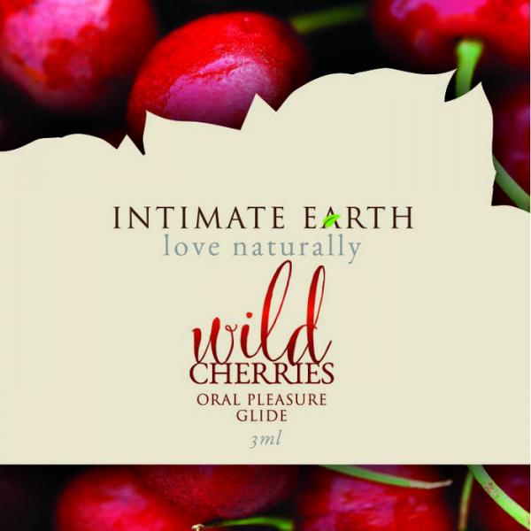 Intimate Earth Wild Cherries Lubricant Foil .10 oz