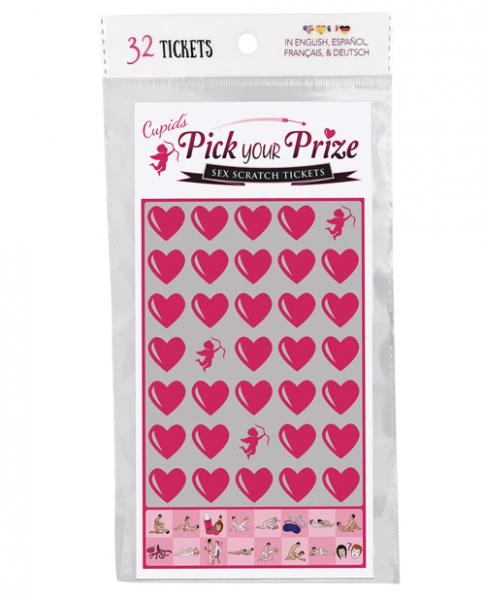 Cupid&#039;s Pick Your Prize Sex Scratch Tickets 32 Pack