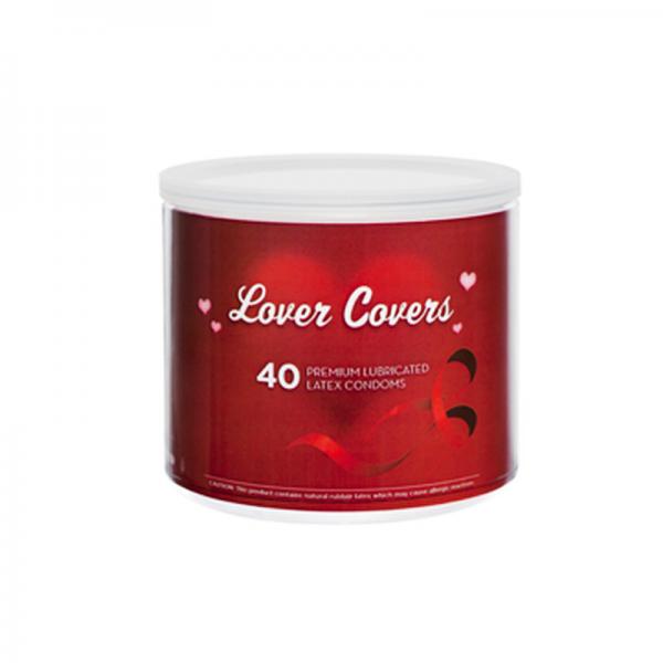 Lover Covers Premium Condoms, Mix Of Trojan, Lifestyles, Durex &amp; More (40/bowl)