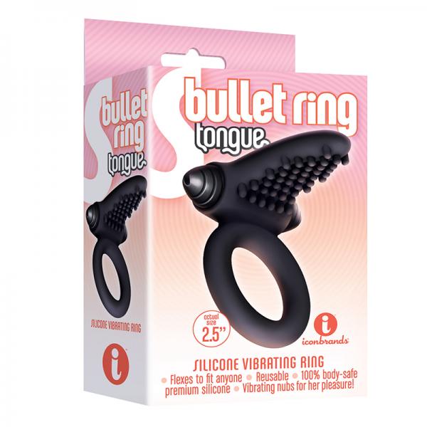 The 9&#039;s, S-bullet Ring - Tongue, Silicone