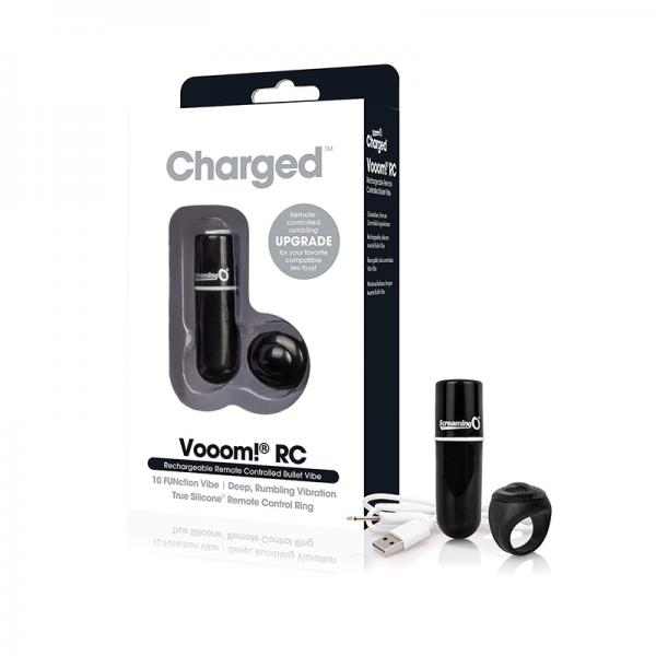 Screaming O Charged Vooom Remote Control Bullet - Black