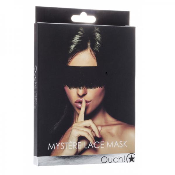 Ouch! Mystre Lace Mask - Black
