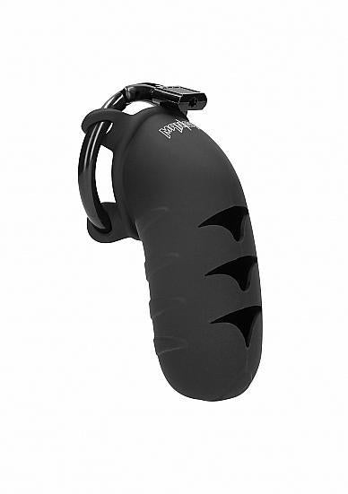 Mancage Chastity Model 08  4.2 inches Silicone Cock Cage Black