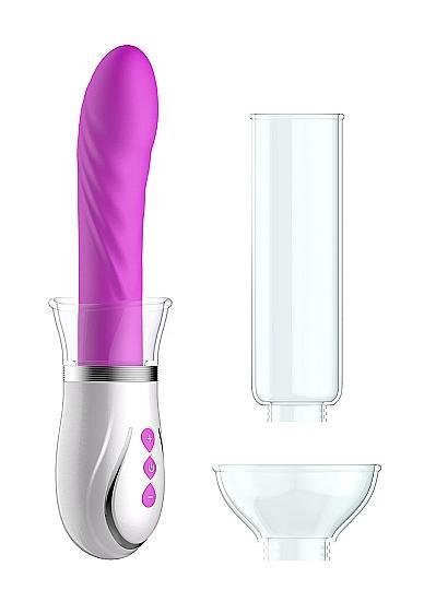 Twister - 4 In 1 Rechargeable Couples Pump Kit - Purple