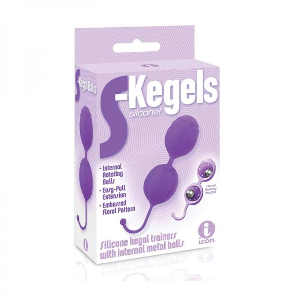 The 9&#039;s S-kegal Silicone Kegal Balls Purple