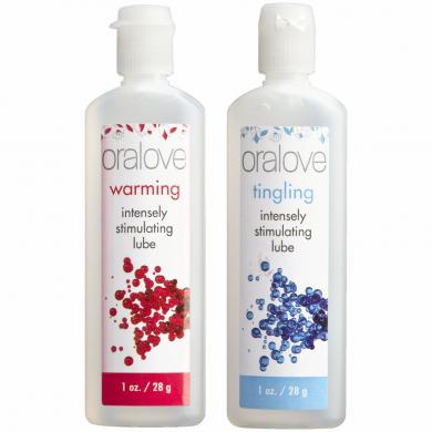 Oralove Dynamic Duo Lickable Warming And Tingling Lubes