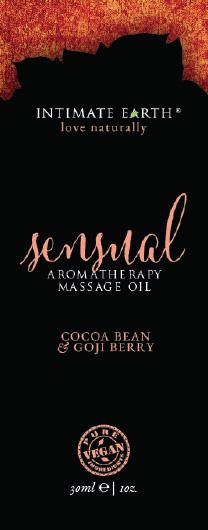 Intimate Earth Sensual Massage Oil Foil Sachet 1oz