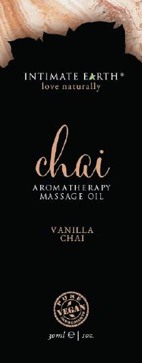 Intimate Earth Chai Massage Oil Foil Sachet 1oz