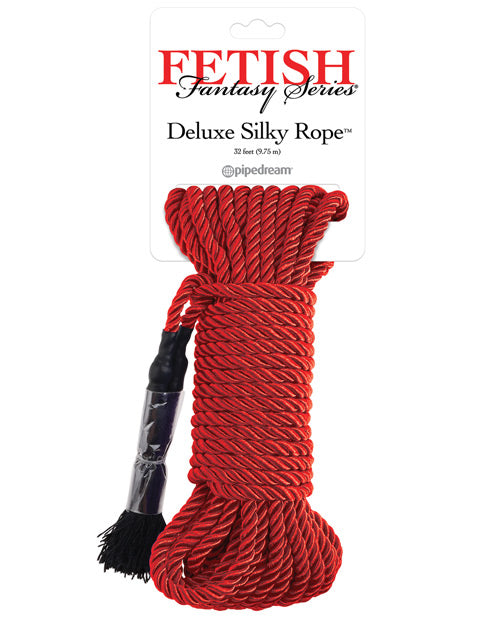 Fetish Fantasy Series Deluxe Silk Rope - Red