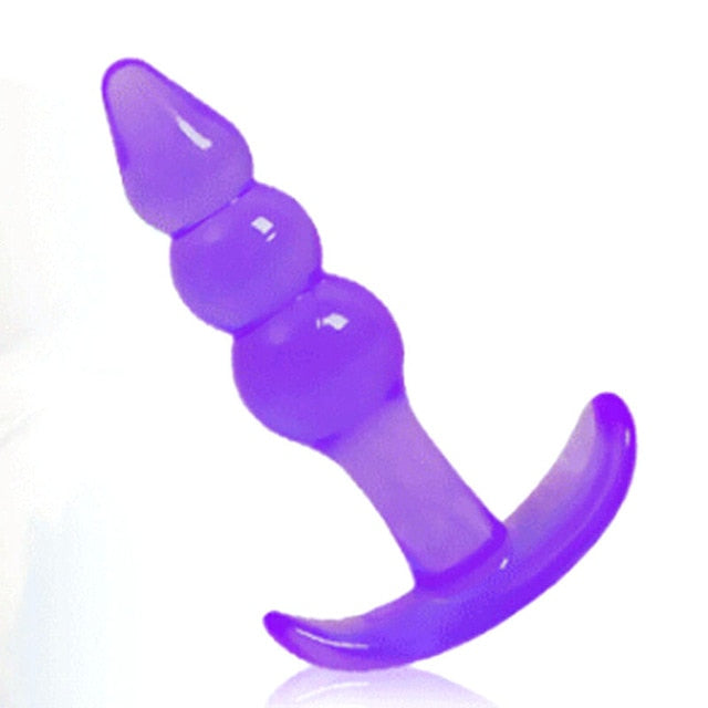 Mini Silicone Anal Plug Beads Jelly Toys Skin Feeling Dildo Adult Sex Toys for Men Butt Plug Sex Products Sex Toys for Women