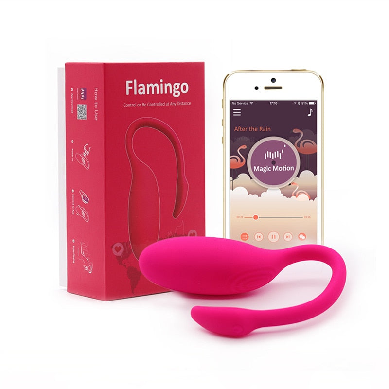 Magic Motion Smart APP Bluetooth Vibrator Sex Toy for Woman Remote Control Flamingo Clitoris G-spot Stimulator Vagina Massager