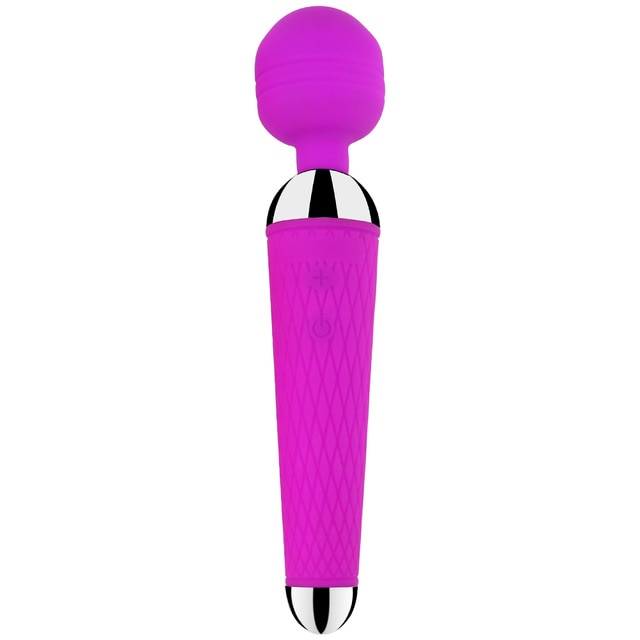 Powerful Clitoris Vibrators USB Recharge Magic Wand AV Vibrator Massager Sexual Wellness Erotic Sex Toys for Women Adult Product