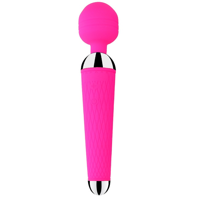 Powerful Clitoris Vibrators USB Recharge Magic Wand AV Vibrator Massager Sexual Wellness Erotic Sex Toys for Women Adult Product