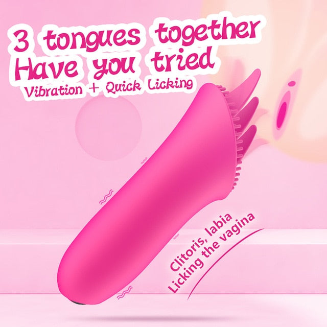 Pussy Licking Toys for Women Sucking Vibrator Sex Licking Machine Blowjob Tongue Vibrating Nipple Sucking Clitoris Stimulator