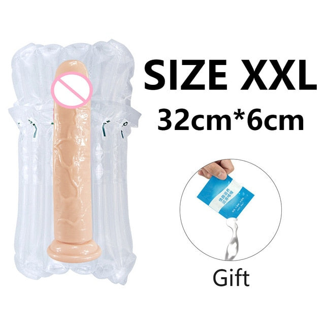 Realistic Dildo With Super Strong Suction Cup Erotic Jelly Dildo Sex Toys for Woman Artificial Penis G-Spot Simulation