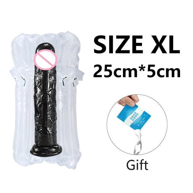 Realistic Dildo With Super Strong Suction Cup Erotic Jelly Dildo Sex Toys for Woman Artificial Penis G-Spot Simulation