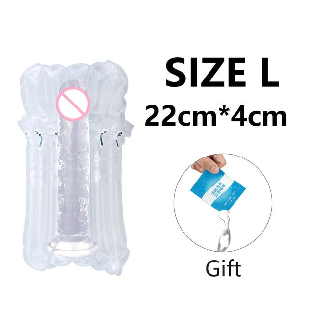 Realistic Dildo With Super Strong Suction Cup Erotic Jelly Dildo Sex Toys for Woman Artificial Penis G-Spot Simulation