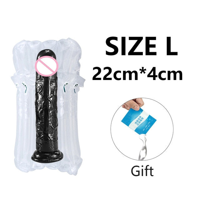 Realistic Dildo With Super Strong Suction Cup Erotic Jelly Dildo Sex Toys for Woman Artificial Penis G-Spot Simulation