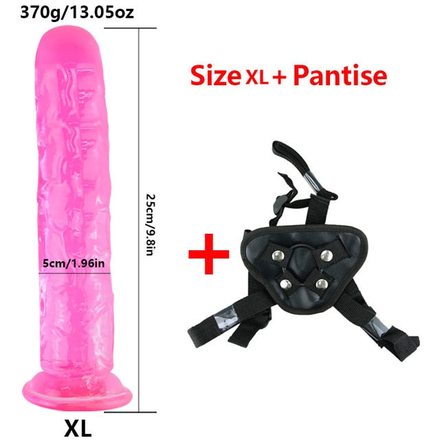 2.4~5.5cm dildo Strap-On Adjustable dildo for anal Strapon Toys for adults realistic penis sex toys soft sex shop for couples