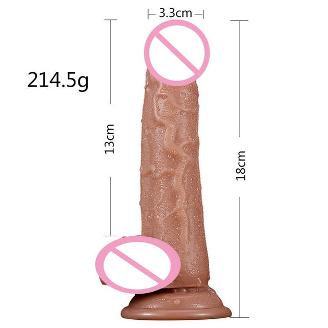 Realistic Dildo Vibrator G-spot Massage Masturbation Lifelike Feeling Real Penis Sex-Toys For Women Adult Sex Shop