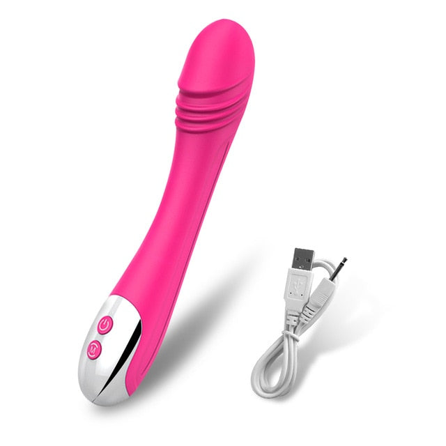 Powerful Rabbit Vibrator for Women Clitoris Stimulation Chargable Dildo Penis Vibrator Sex Toy Female for Couples Adults Product