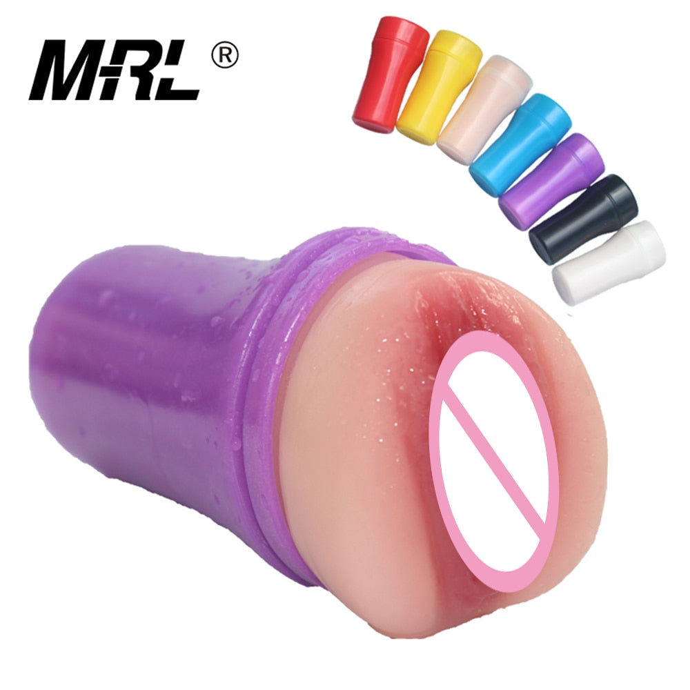 MRL Silicon Sex Toys for Men Pocket Pussy Real Vagina Male Sucking Masturbator 3D Artificial Vagina Fake Anal Erotic Adult Toy